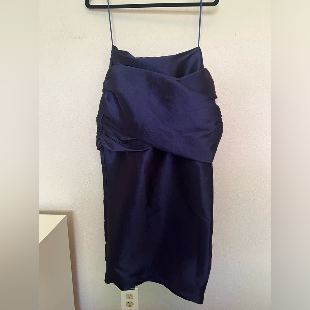 Kika Vargas Colette taffeta pencil skirt size S